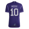 Officiële Voetbalshirt Messi 10 Argentinië Uit WK 2022 - Heren